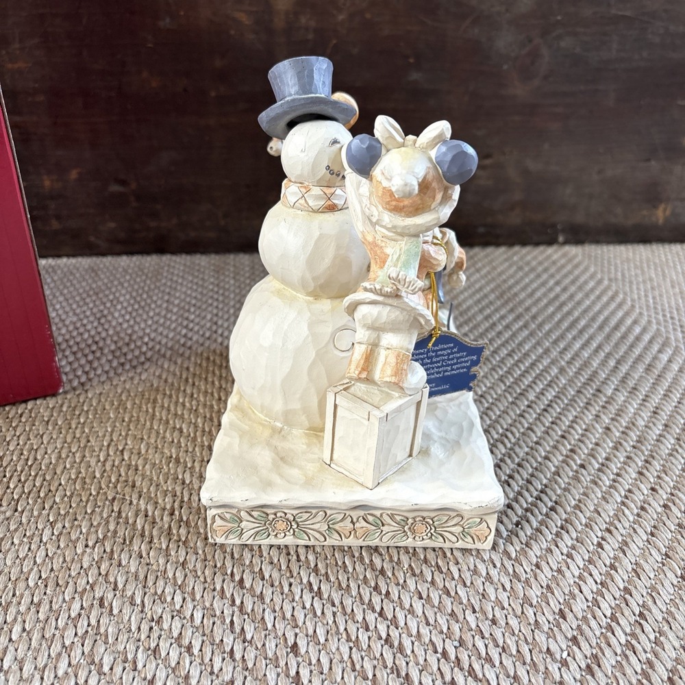 Disney Traditions Jim Shore 6002828. Frosty Friendship Mickey Donald Pluto - Picture 5 of 8